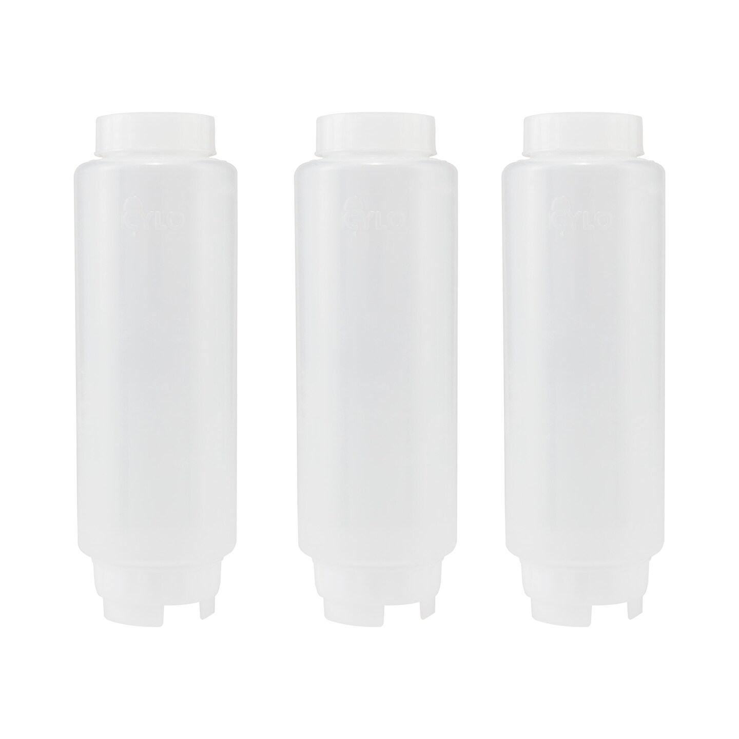 Creative Mark Cylo FIFO Squeeze Bottle -Empty - 20 oz.  Inverted Squeeze Bottle with Air-Tight Non-Drip Silicone Valve; Acrylic Paint, Sauce &#x26; Condiment Bottles for Painters and Food Industry