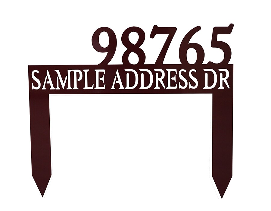 Custom Address Yard Sign - image10