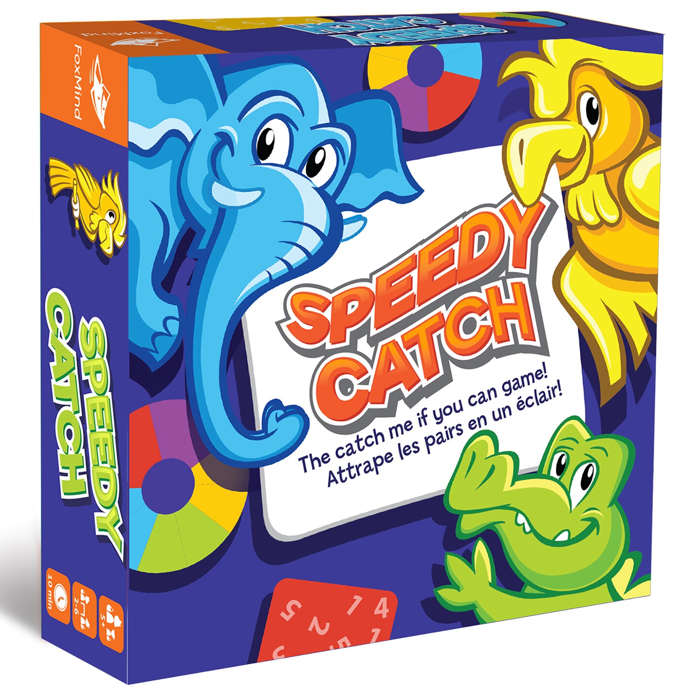 Speedy Catch - A Quick Card Game For Quick Minds, Animal Themed, Kids Age 5+
