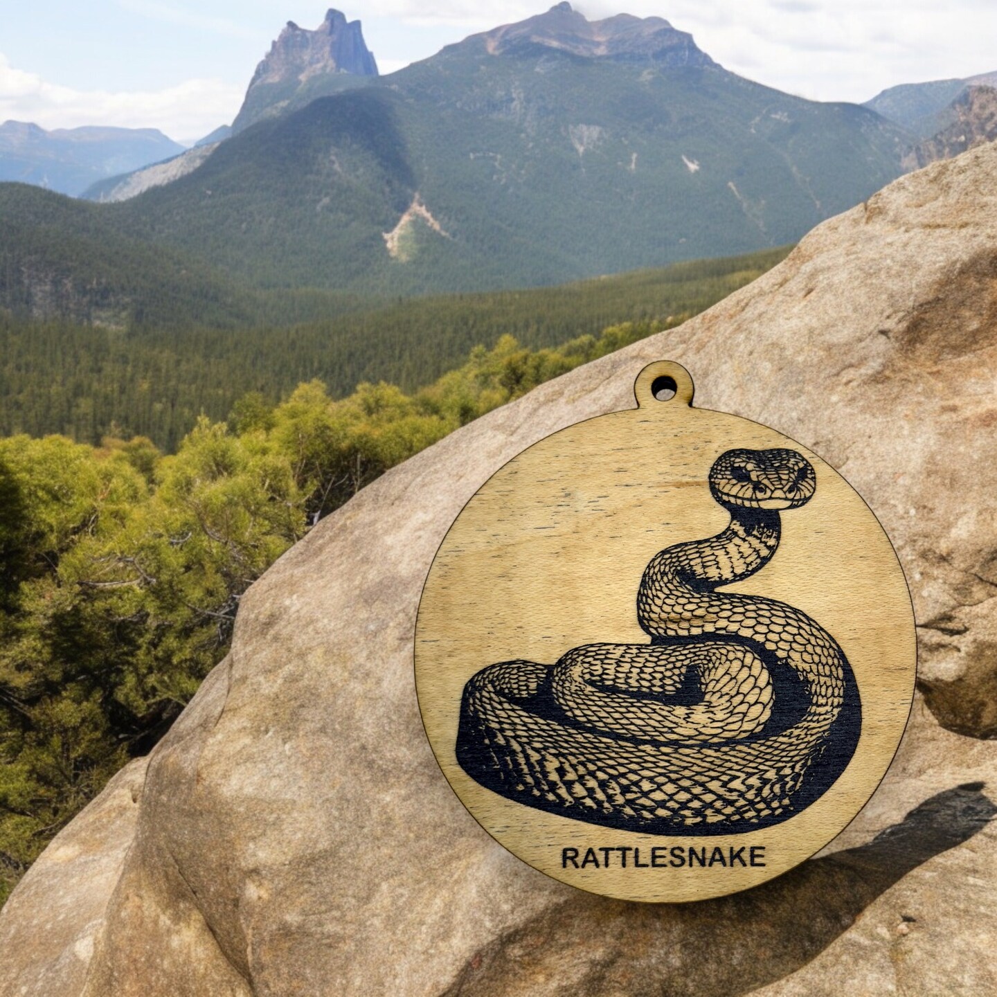 Ornament - Black - Rattlesnake - Serpentes Ornament - Black - Rattlesnake - Serpentes