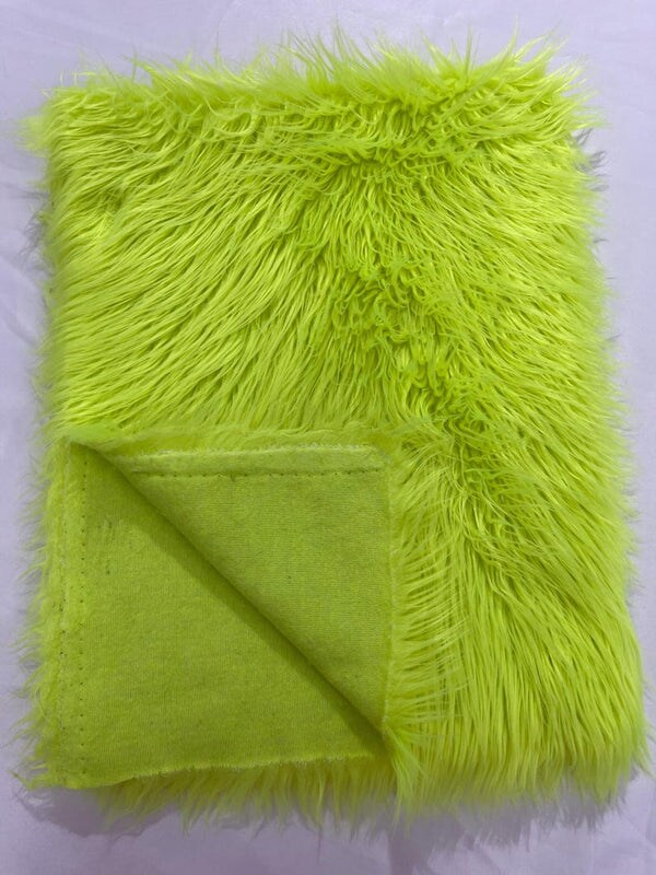 1 Yard Shaggy Faux Fox Fur Soft Vegan Fabric for Crafts, Costumes & Home Decor Projects