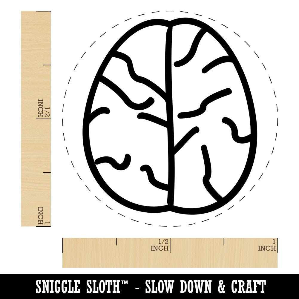 Brain Doodle Self-Inking Rubber Stamp for Stamping Crafting Planners