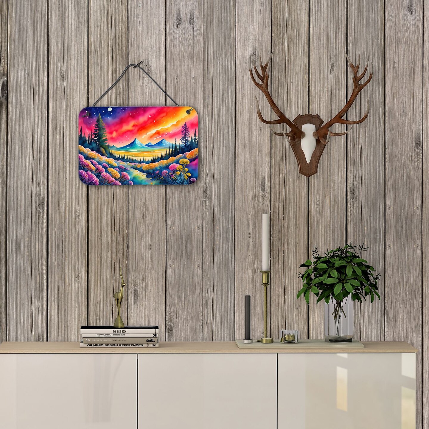 Edge Collections - 8" X 12" - Multicolor - Colorfull metal print - 1 Piece