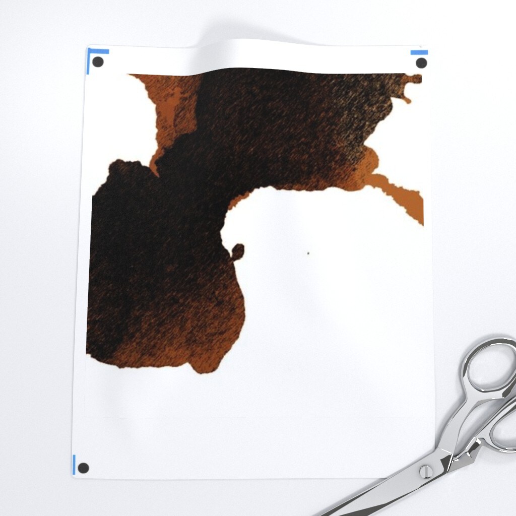 Wild Pony Cattle Animal Print Cow Horse Hide Custom Printed Fabric by Spoonflower Various Fabrics by the Yard or Fat Quarter