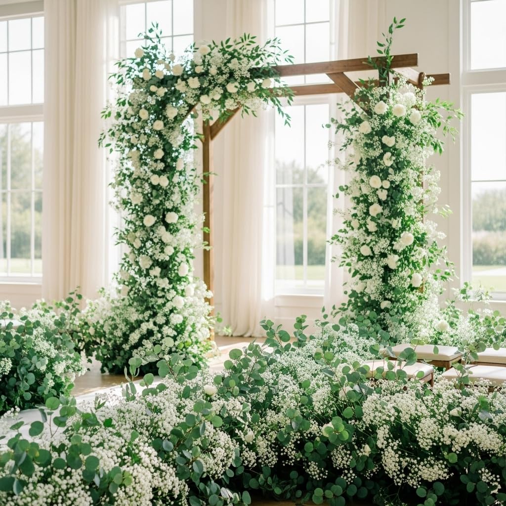 10PCS Baby Breath Artificial Flowers Fake Babys Breath Gypsophila Flowers Bulk Realistic Artificial Flowers Bouquet Flores Artificiales para Decoracion for Wedding Party Home Decoration