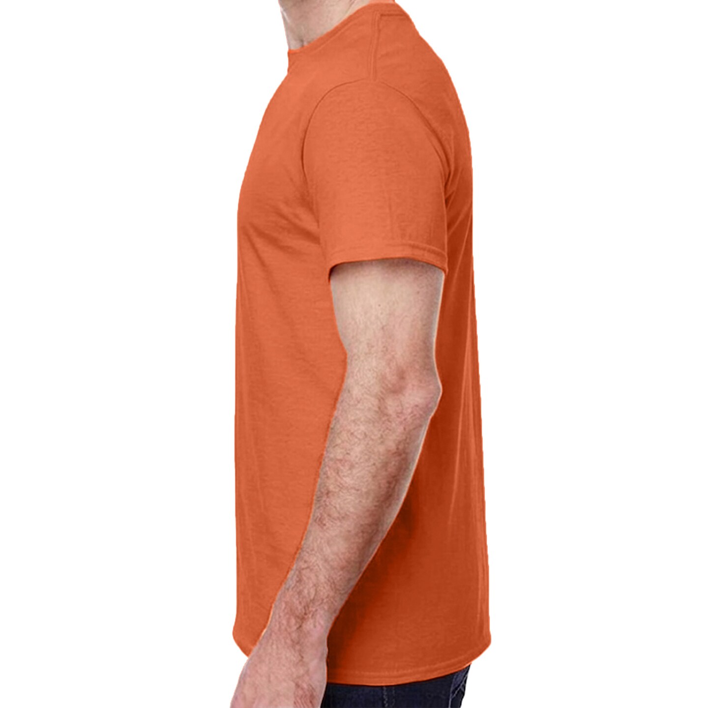 Gildan Heavy Cotton Short Sleeve T-Shirt Pack for Cricut, Texas Orange Crewneck Tee (S–5XL)