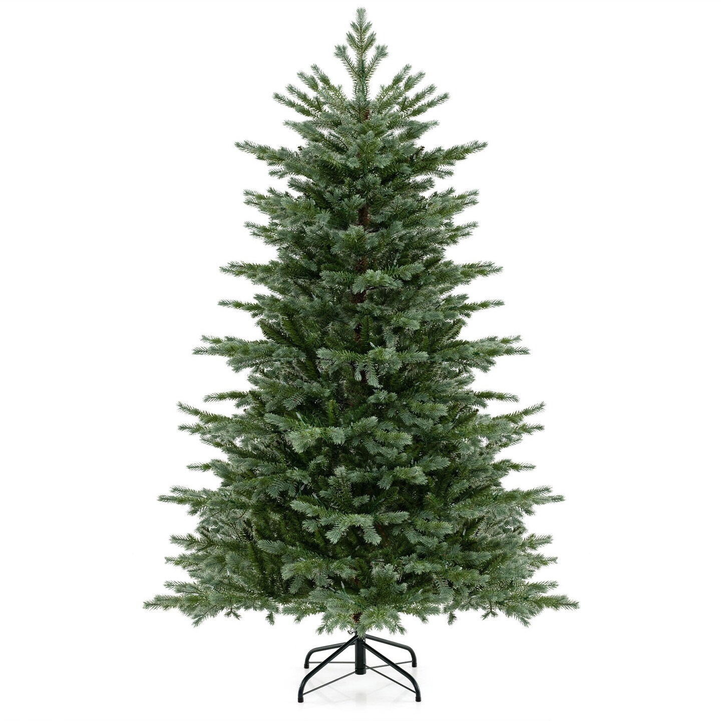 Artificial Christmas Tree with Lush PVC and Warm White LED Lights
