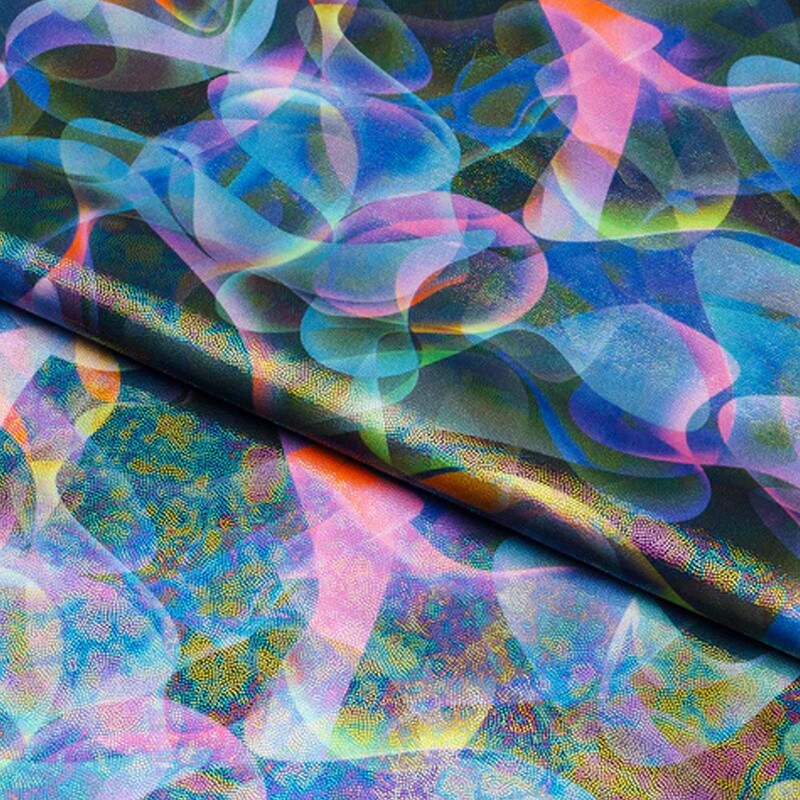 Aurora Hologram Spandex Fabric