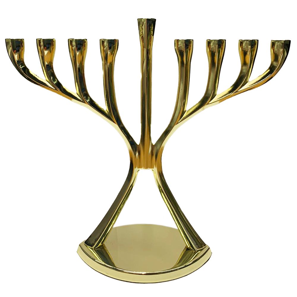 Elegant Metal Menorah By Kinor Decor