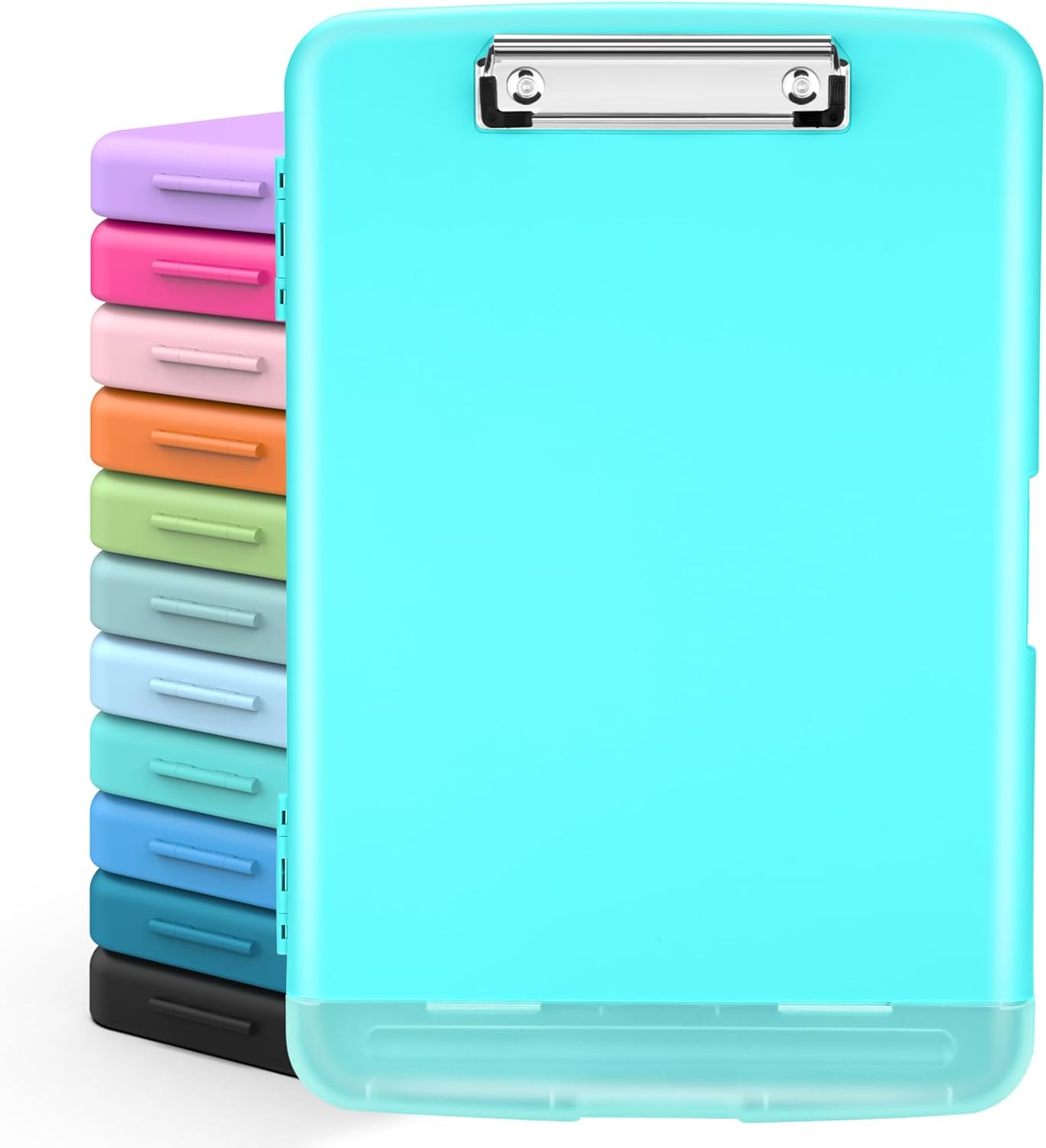 Clipboards with Storage, High Capacity Clip Boards 8.5x11 with Storage, Heavy Duty Nursing Clipboard Folder, Plastic Clipboard with Pen Holder for Women Teachers Work, School &#x26; Office Supplies