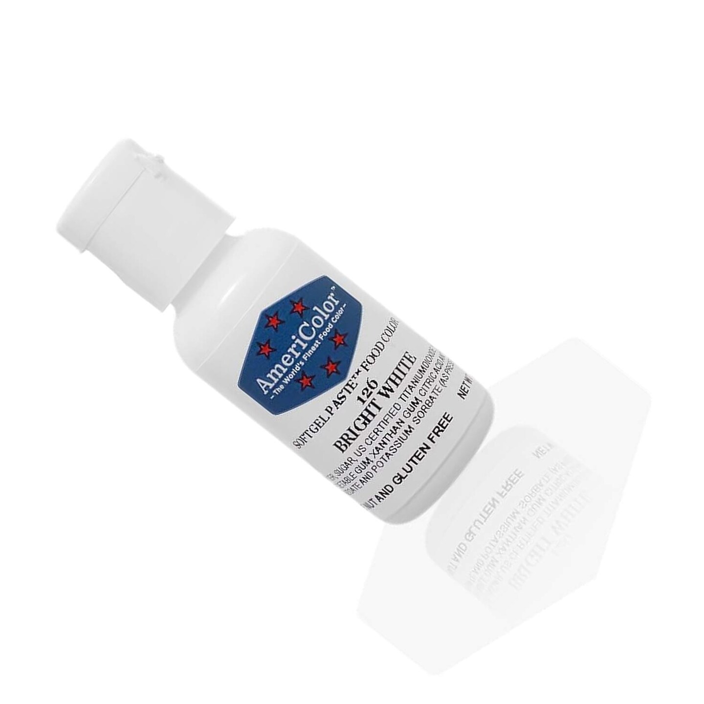 Bright White Soft Gel Paste Food Color