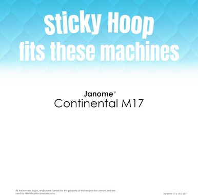 DIME - Sticky Hoop 11 x 18.1 inch for Janome Embroidery Machines &#x2013; JS11/ SH00B11S
