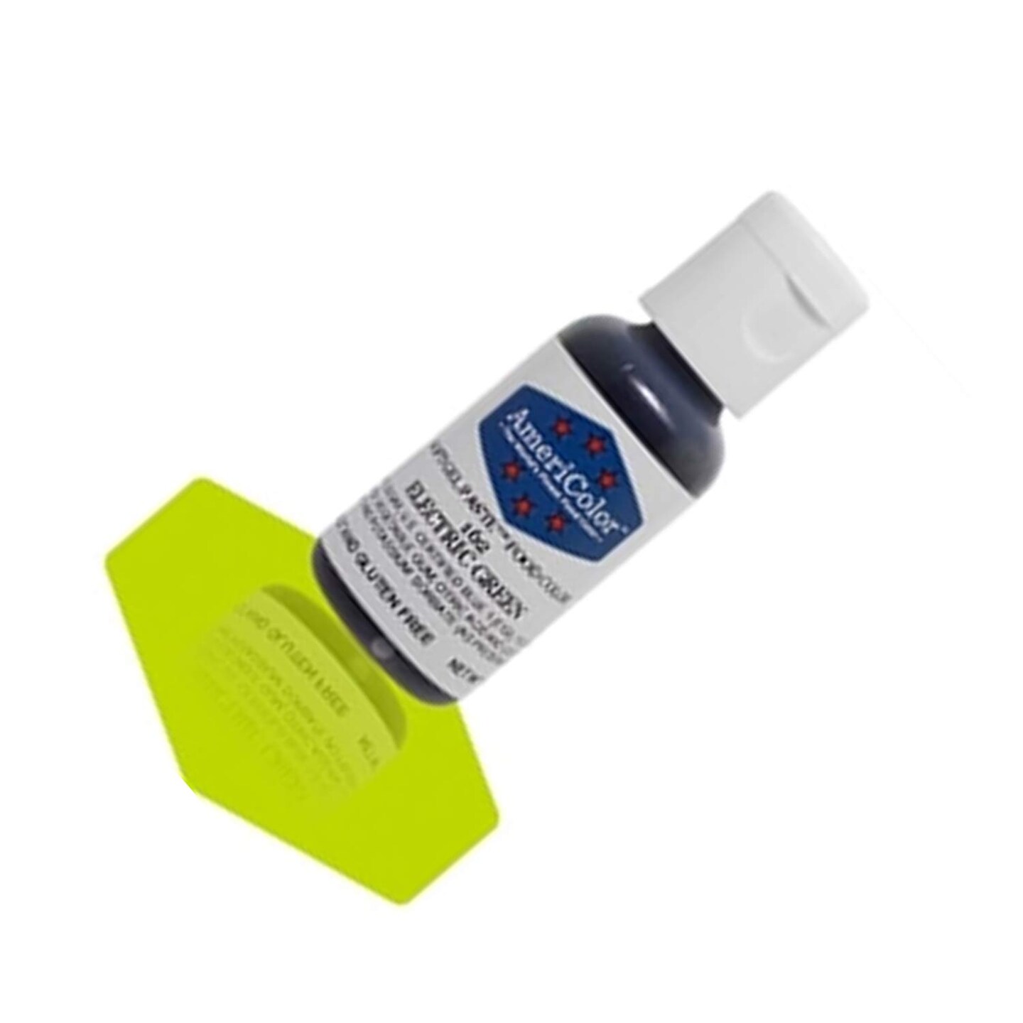 Electric Green Soft Gel Paste Food Color for Icing and Toppings 3/4 Ounce