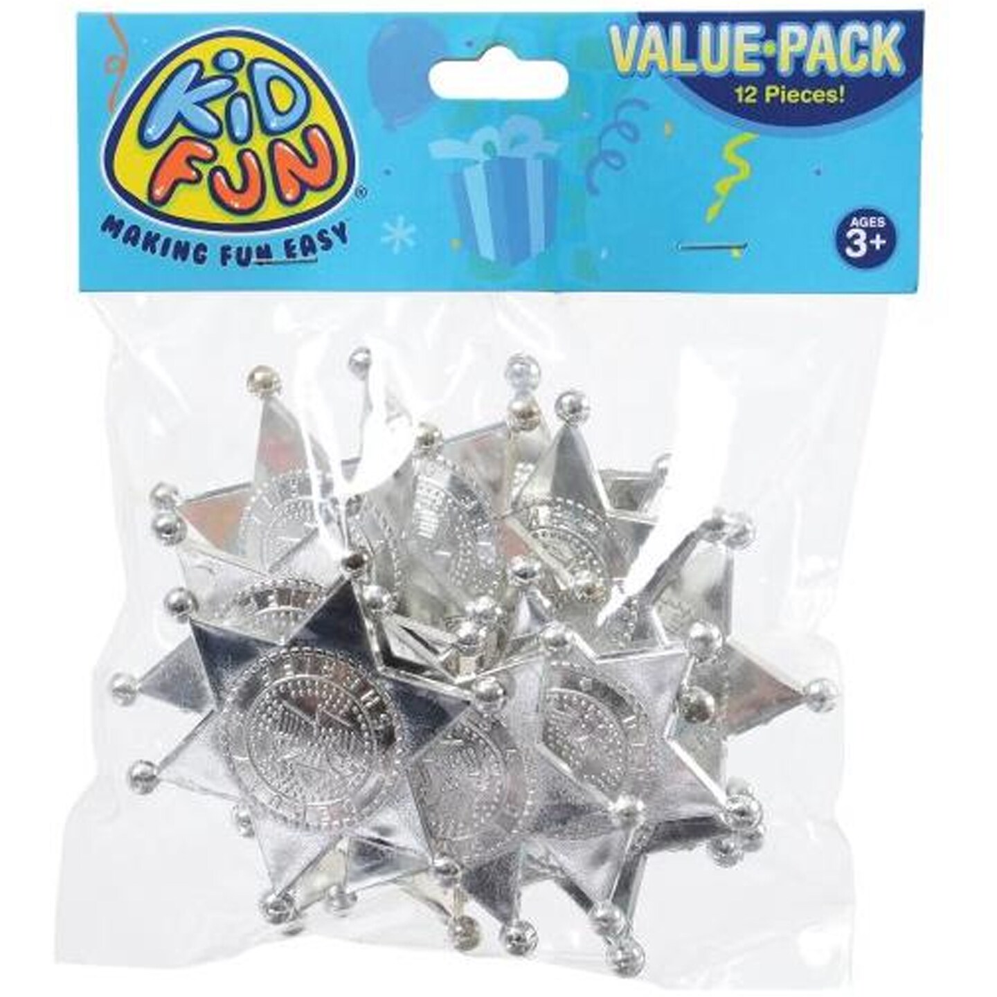 Silver Sheriff Badges Include 12 Units