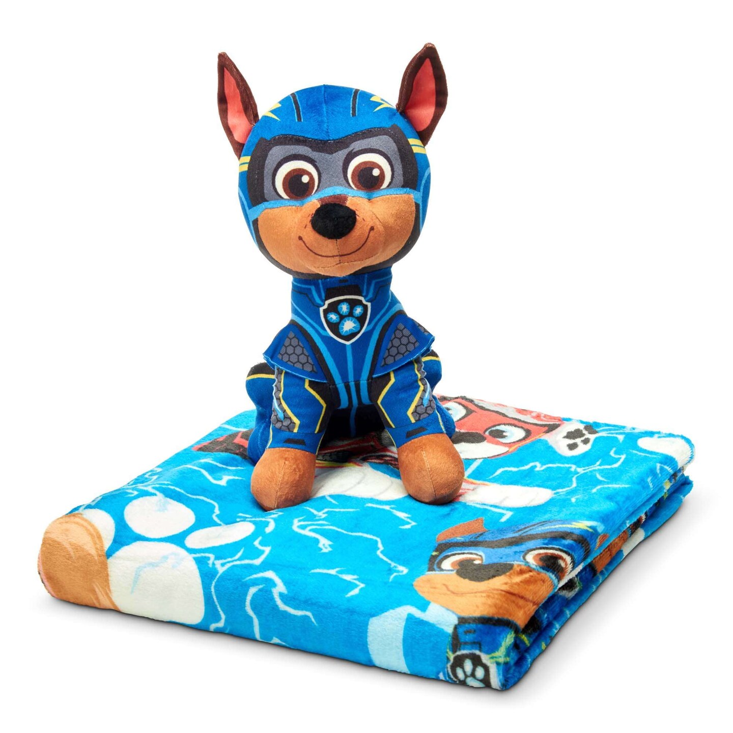 Nickelodeon Paw Patrol Kids Hugger with Silk Touch Throw Blanket Blue 50 x 60 Inches