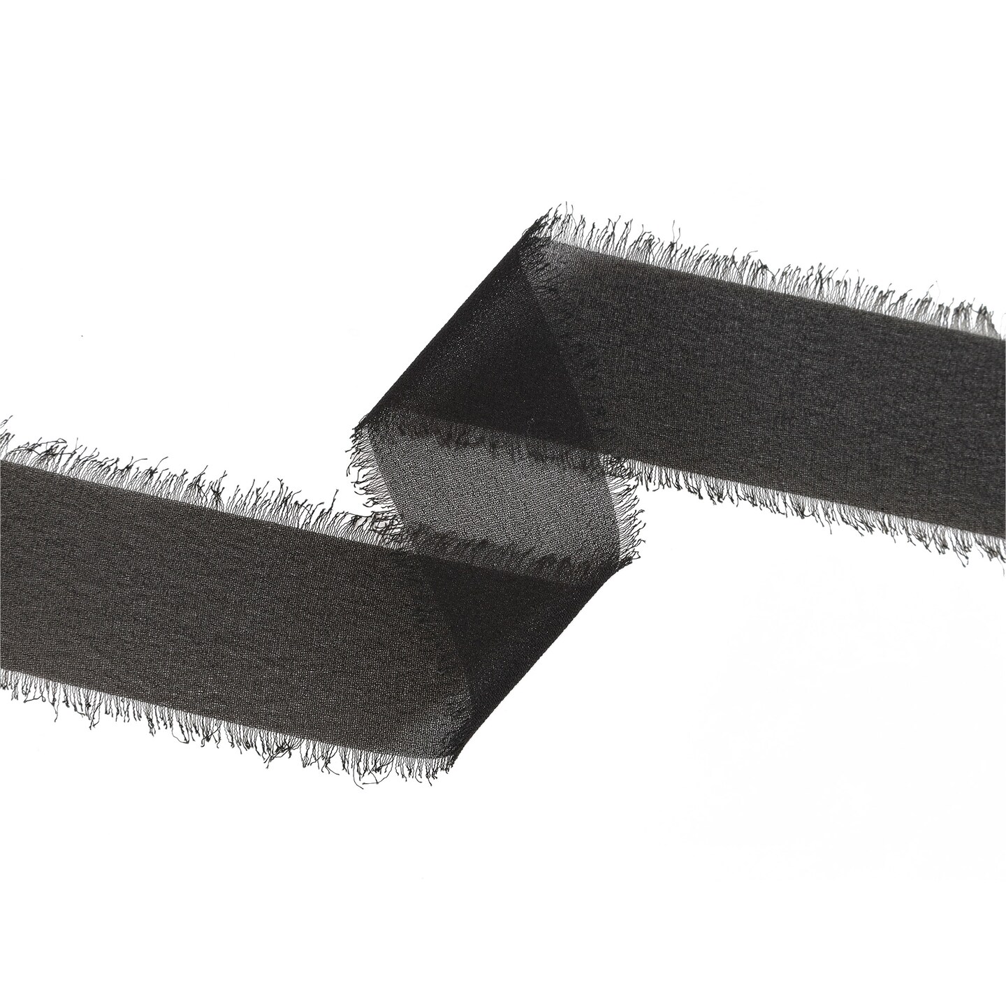 LaRibbons 1 1/2&#x22; Frayed Edge Chiffon Ribbon | 10 Yard Roll