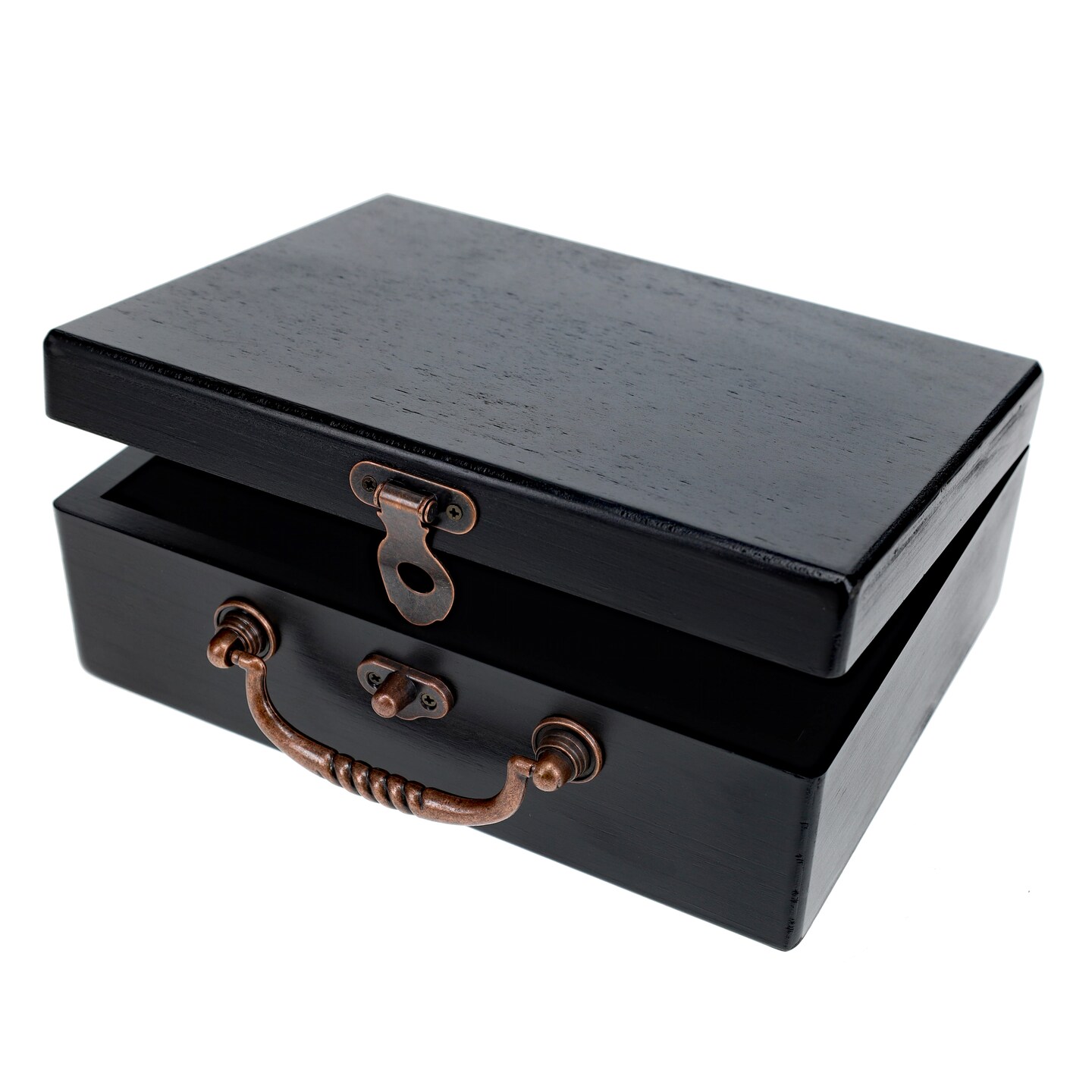 WE Games Wooden Keepsake Stash Box with Old World Handle