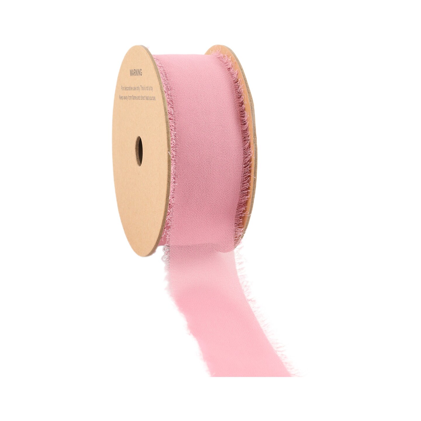 LaRibbons 1 1/2&#x22; Frayed Edge Chiffon Ribbon | 10 Yard Roll