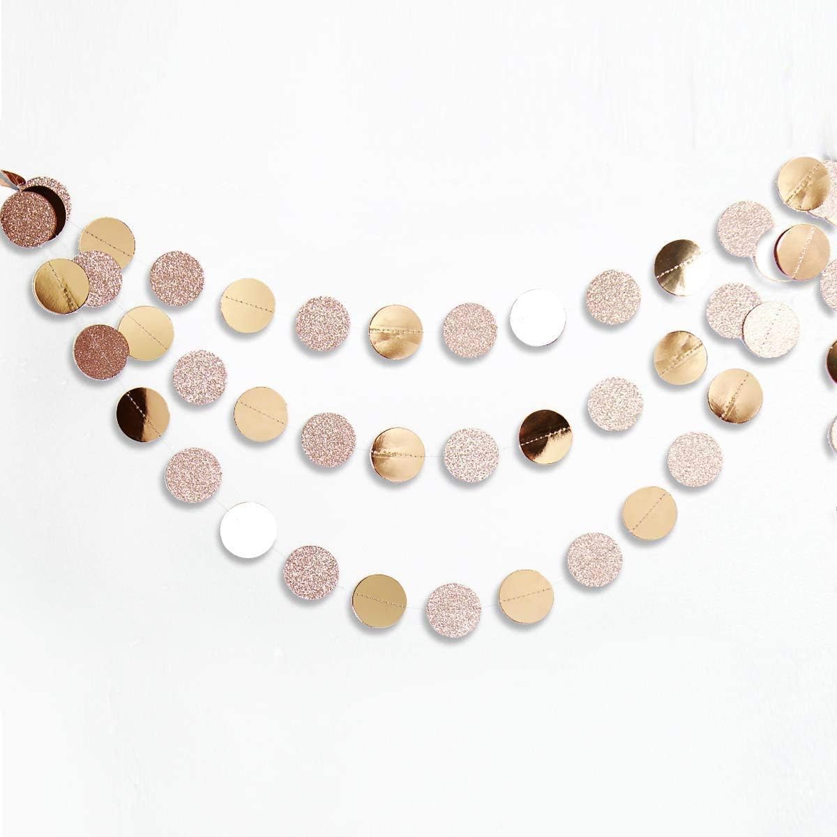 Party Decorations Glitter Dot Garland Circle