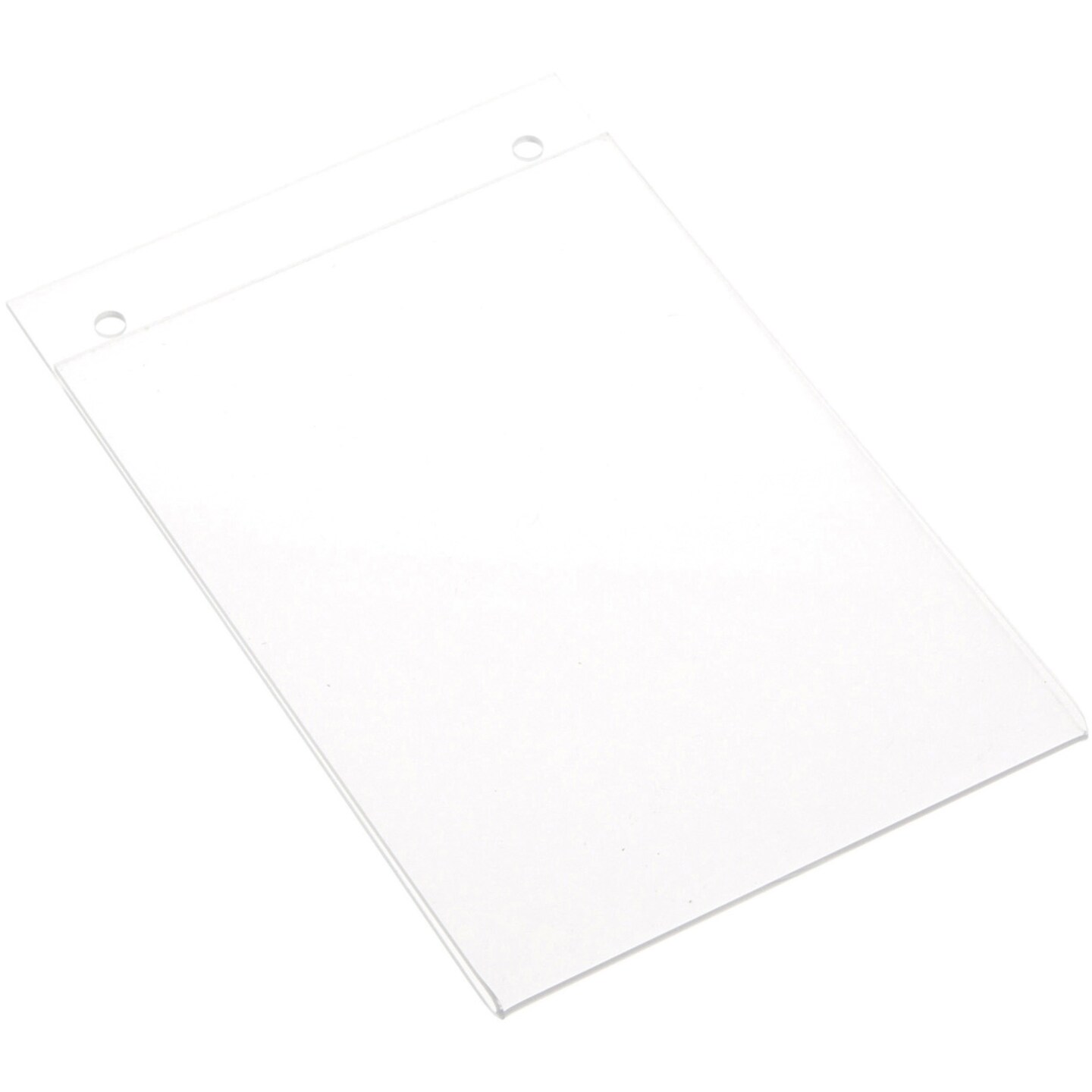 Plymor Clear Acrylic Sign Display / Literature Holder (Wall-Mount), 5" W x 7" H