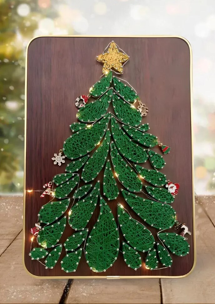Christmas Tree String Art Kit F07-M12-6-DHACE13254 | Michaels