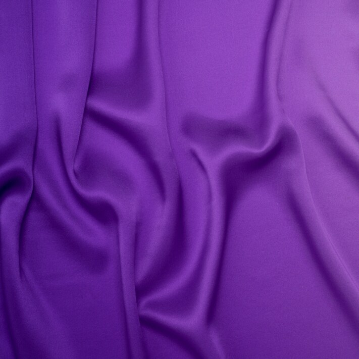 1 Yard Ombre Silk Charmeuse Fabric in Lavender, Grape and Dark Purple 53 inch Width