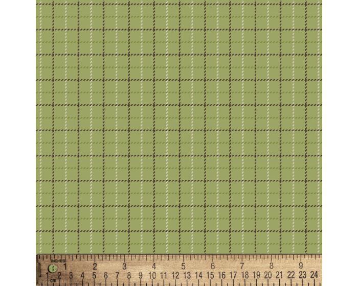 Lodge Plaid Cotton Fabric | By the Yard | Sewing and Crafting | 44 inches wide