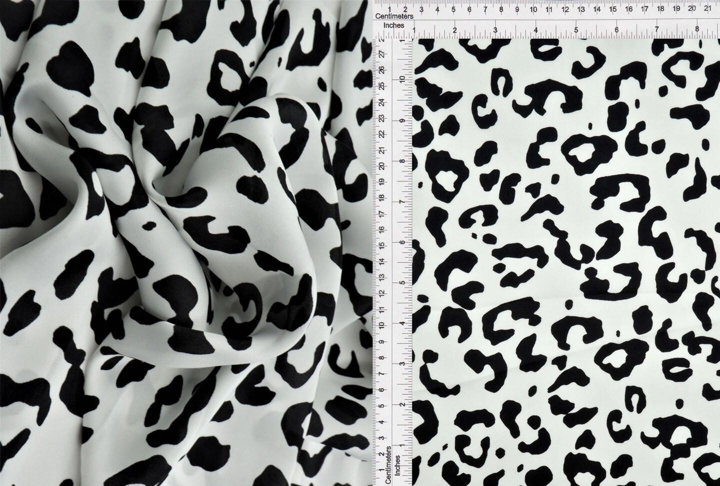 100% Polyester Satin Animal Print Lightweight Fabric 58/60&#x22; Wide