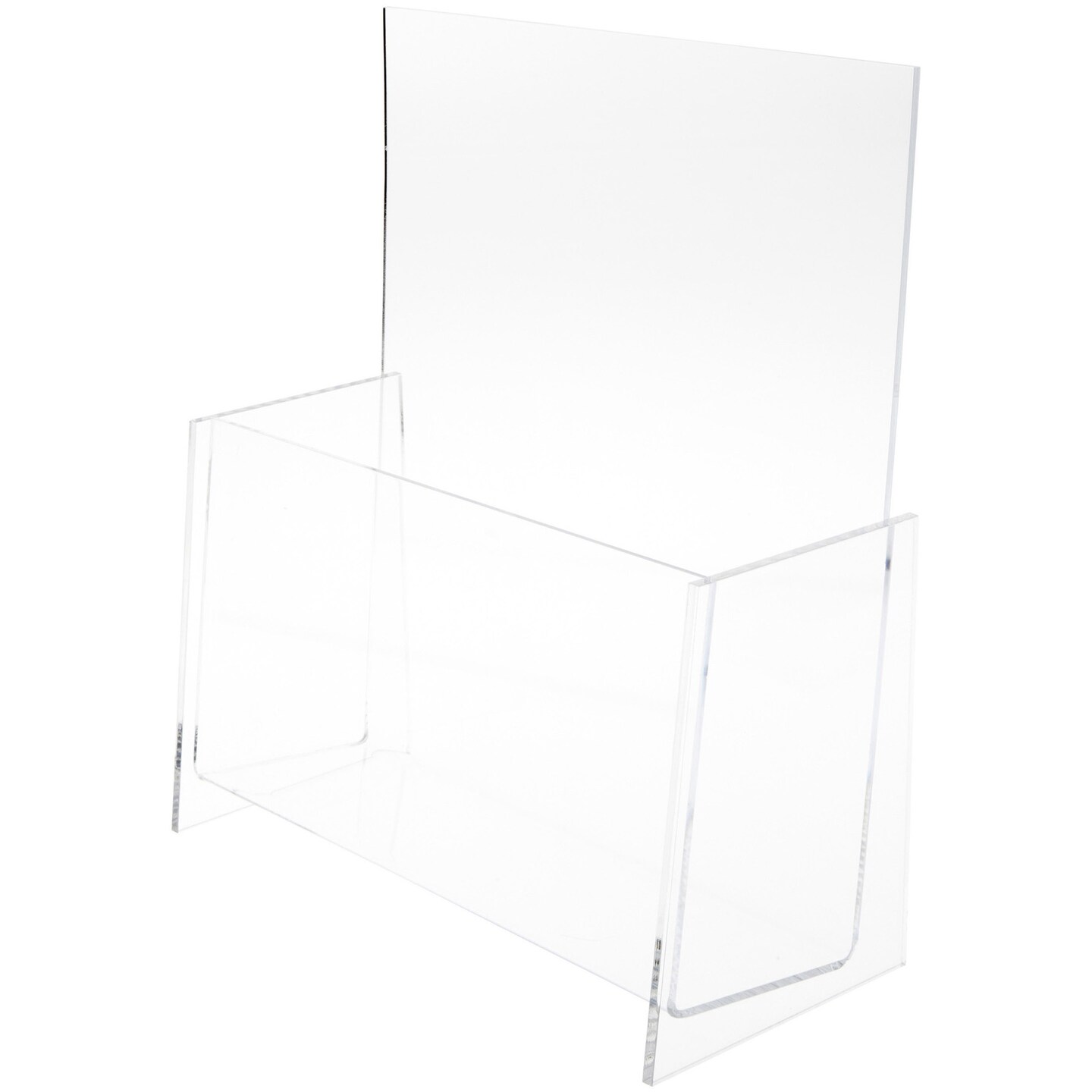 Plymor Clear Acrylic Magazine / Catalog Literature Holder (Countertop)