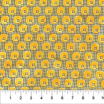 Banyan 83098-54 DOT PLAID - Sunshine Yellow 45" Fabric Per Yard