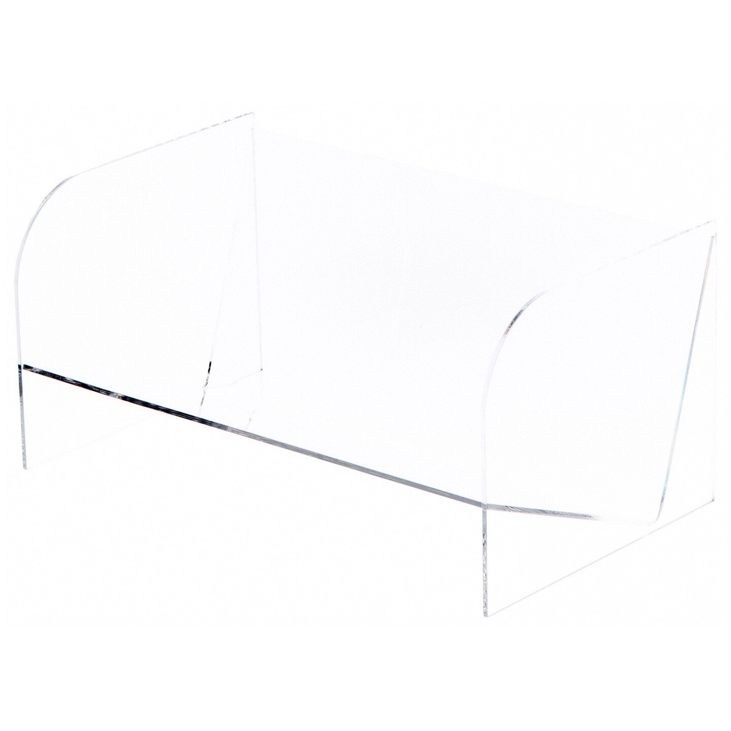 Plymor Clear Acrylic 29-CD Display Shelf, 12" W x 7" D x 5.5" H