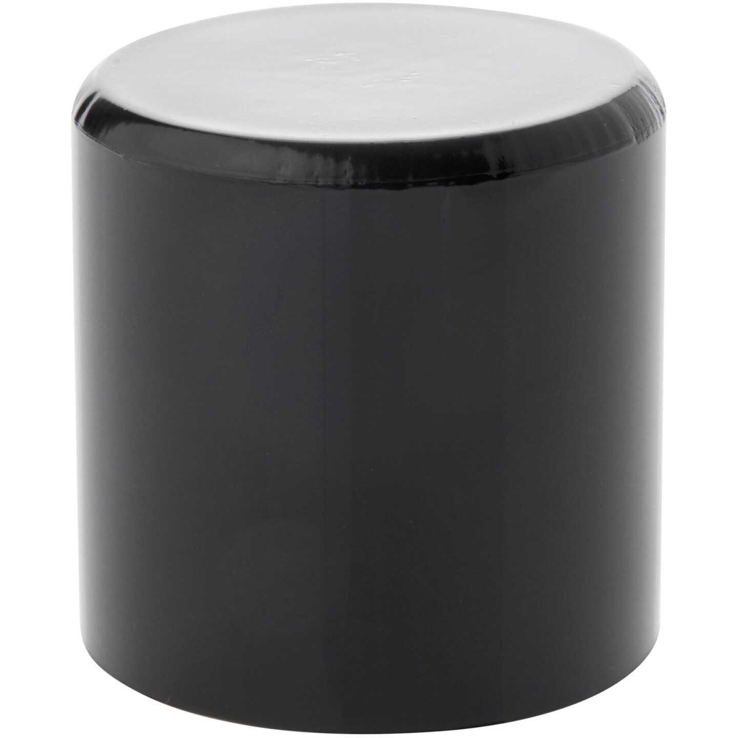 Plymor Black Acrylic Round Cylinder Display Riser, 2" H x 2" D
