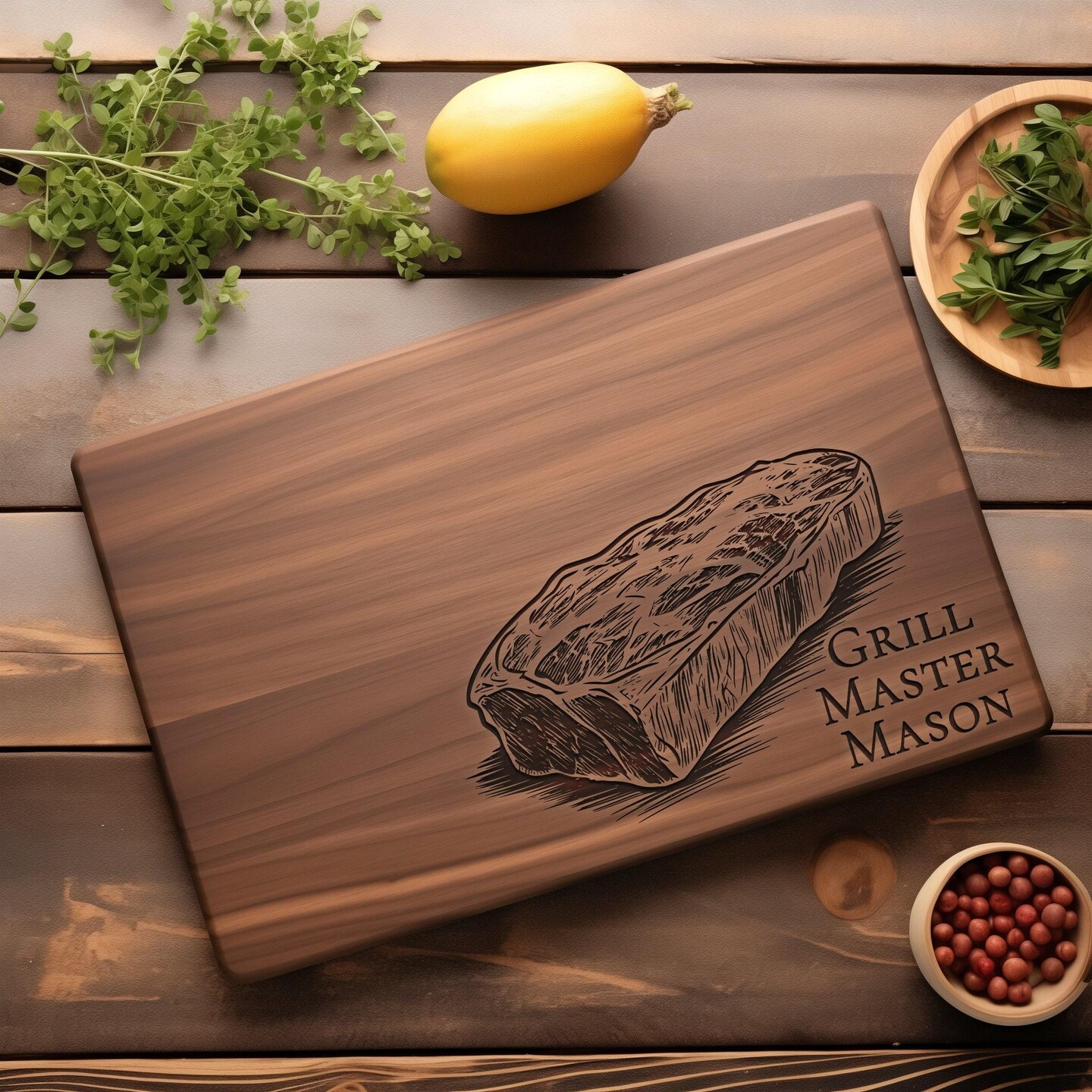 Gourmet Cutting Board - GuardaPampa - Wedding Gift - Gifts for Dad - Kitchen Gift store - Grill gift - Charcuterie - Steak Board - Mothers Day