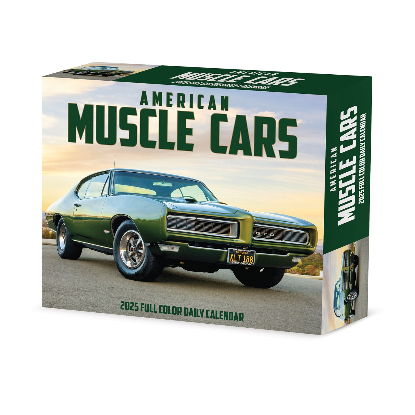 American Muscle Cars 2025 Box Calendar, Daily Desktop