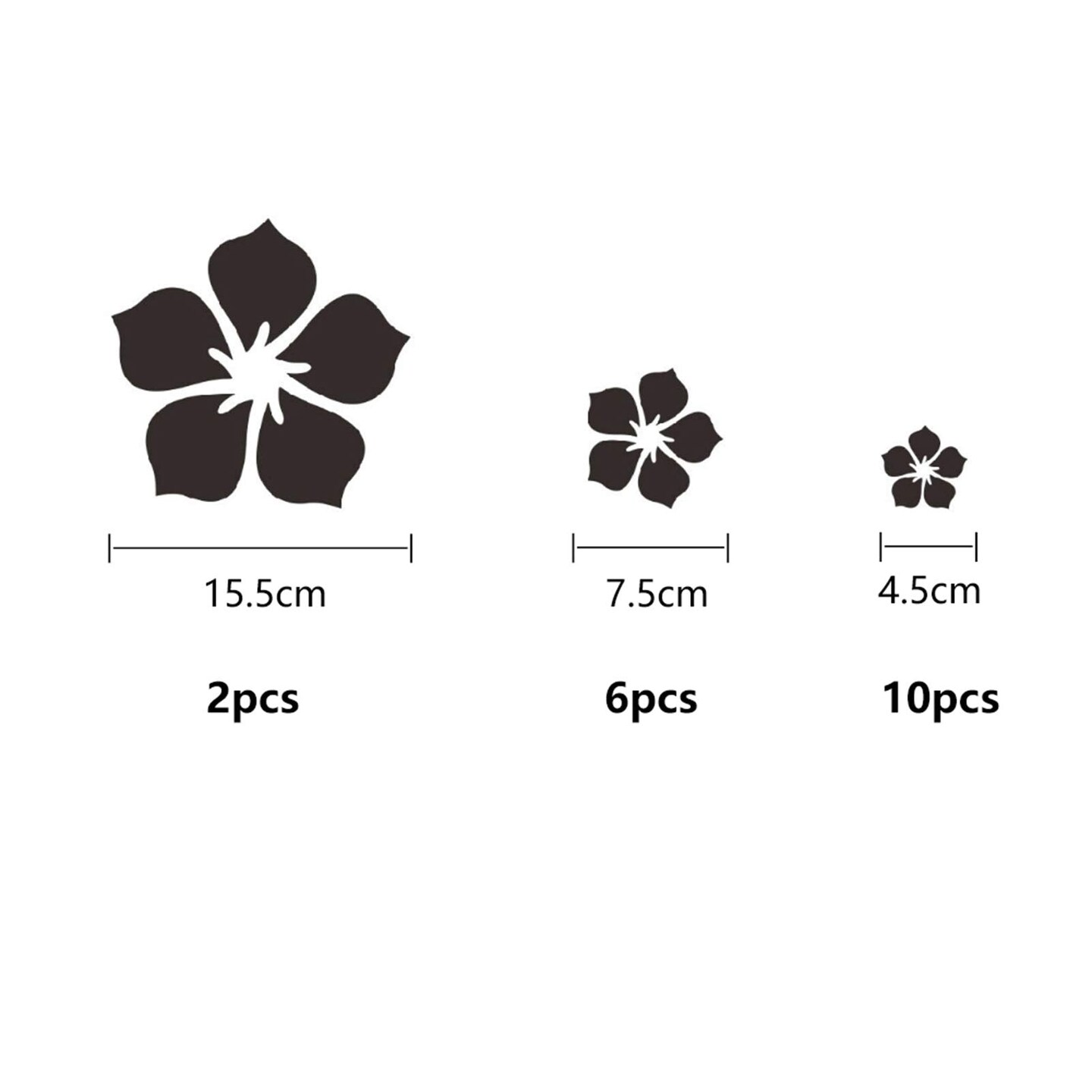 18pcs Acrylic Mirror Wall Sticker Decal for Home Living Room Bedroom Decor 3D Flower DIY Wall Decoration Silver