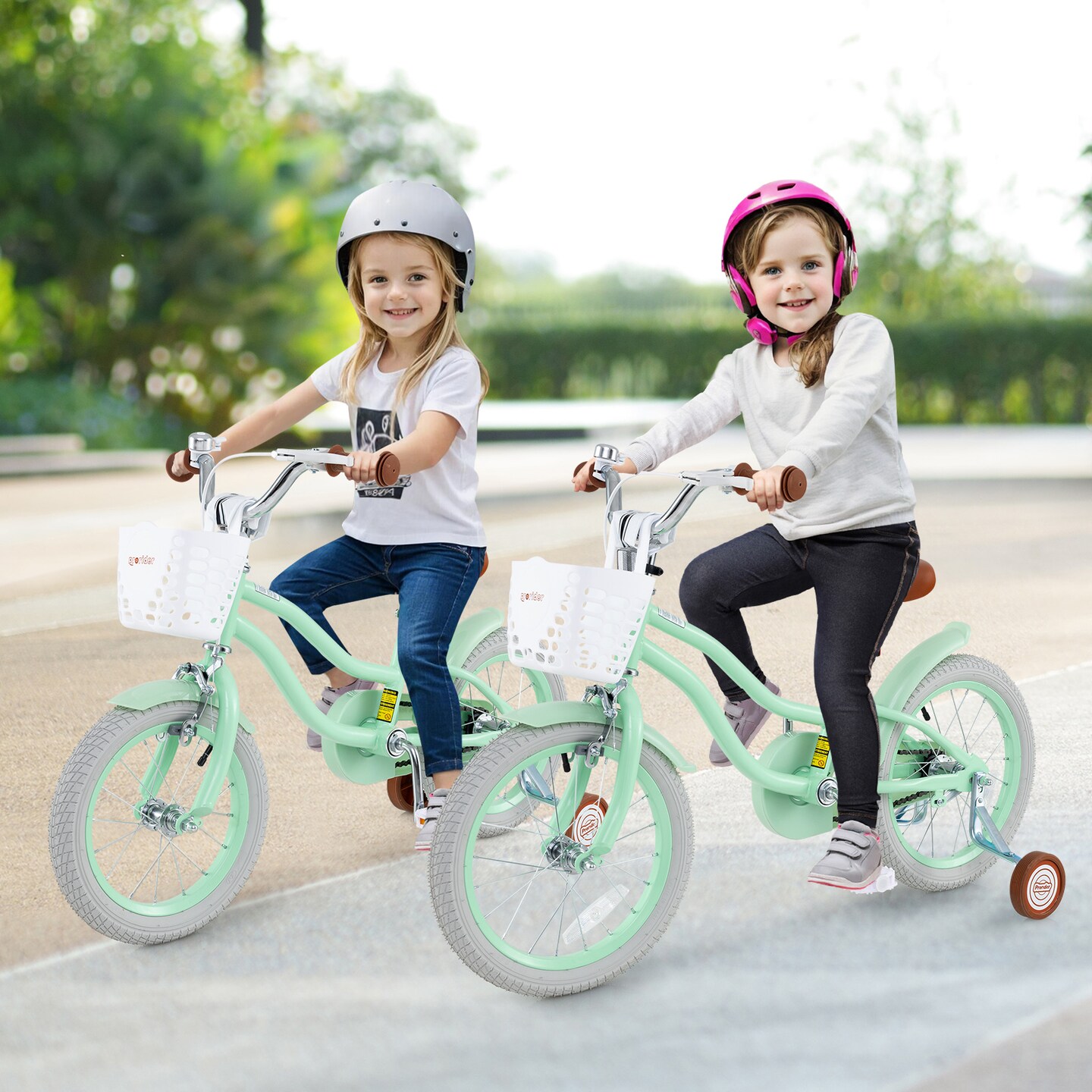 Kids Bike with Adjustable Seat and Bell for Kids 3-8 Years Olds