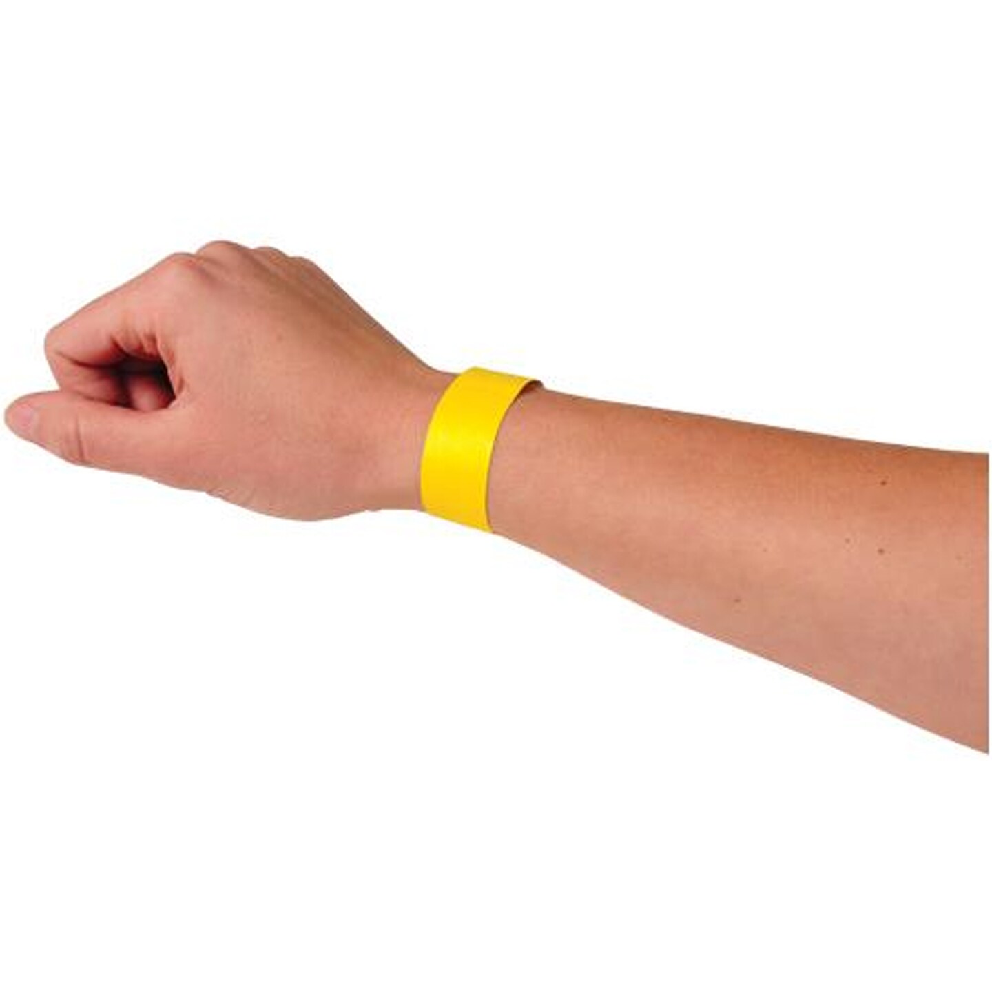 Adhesive Event Bands Yellow 100 Pc Include 100 Units