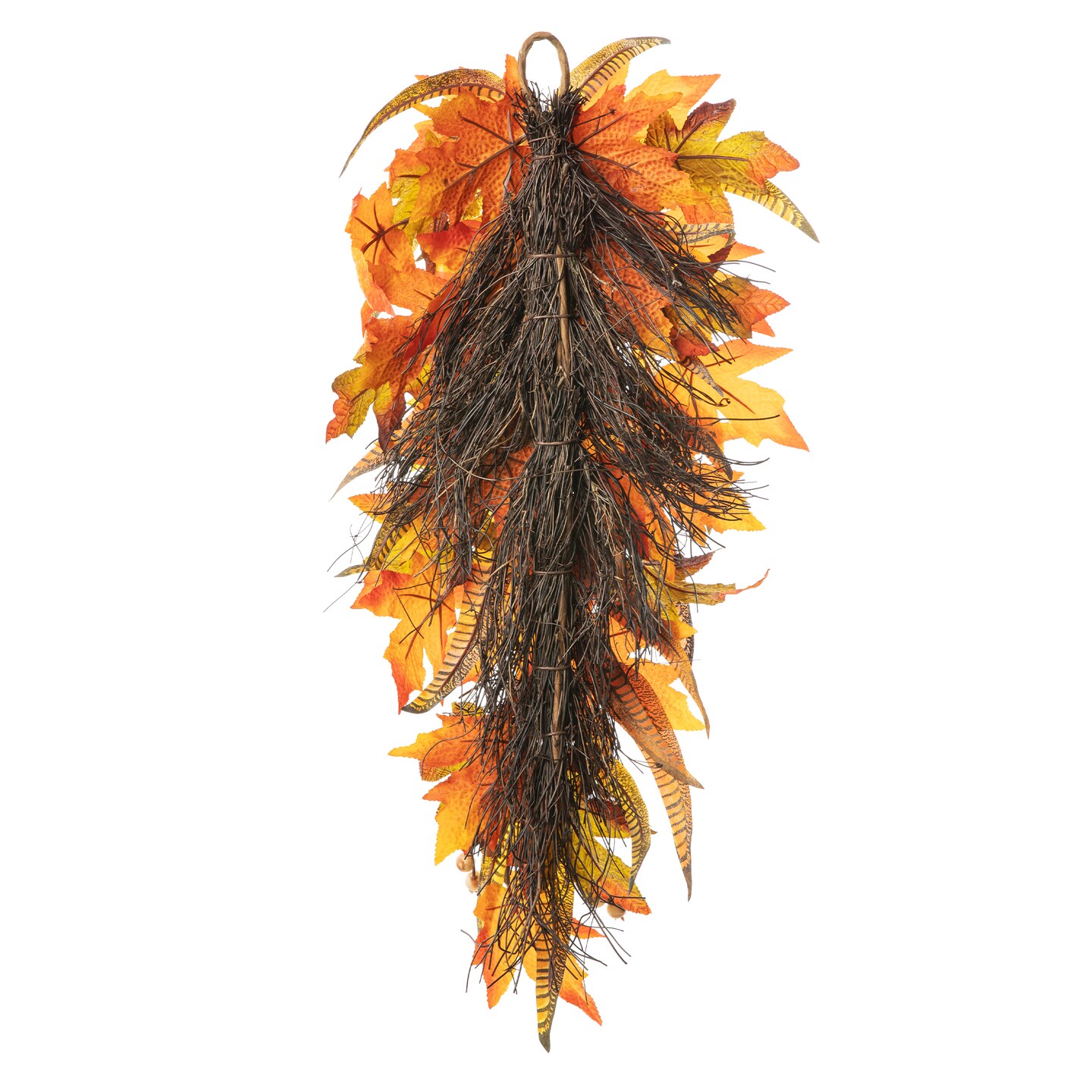 Fall Sunflower Leaf Potted Tree Thanksgiving Porch Decor