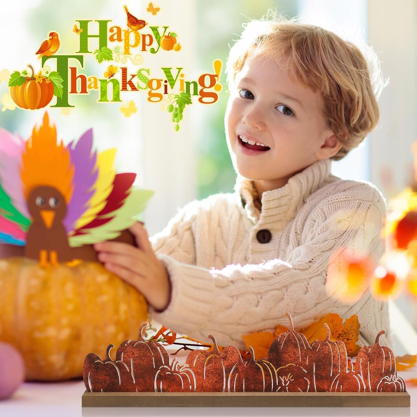 Thanksgiving Pumpkin Table Centerpieces