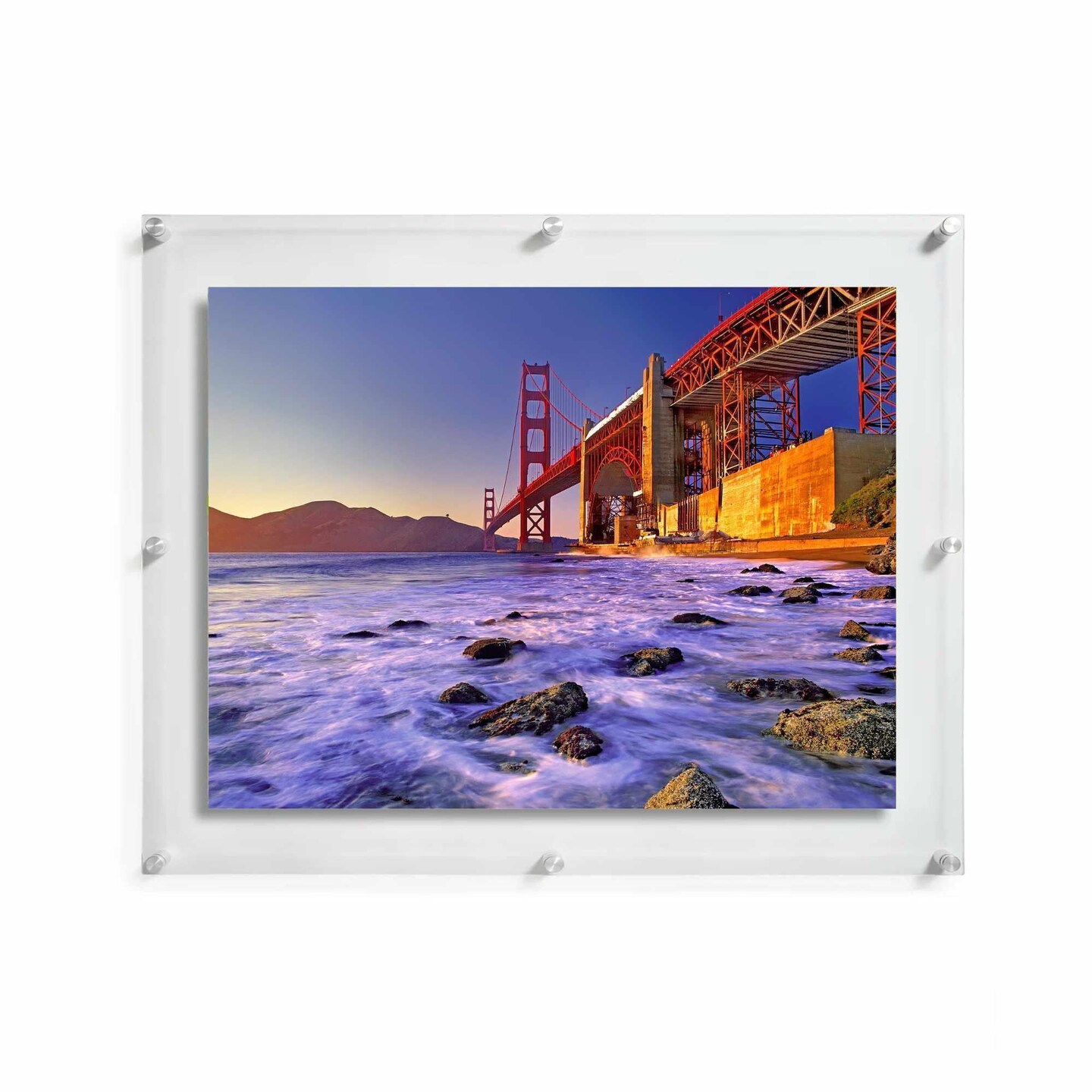 Floating 11x17 Acrylic Wall Frame - Frameless Photo Frame 11x17 Display