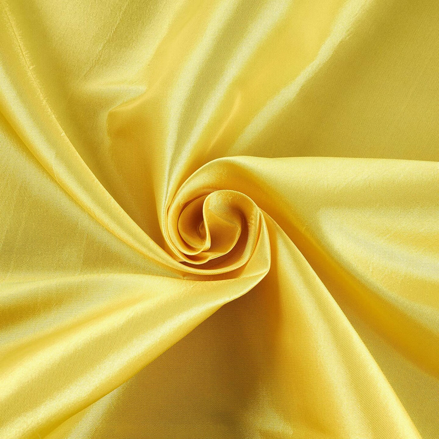 1 Yard Yellow Taffeta Fabric 60" Wide Polyester Weddings, Gowns & DIY Décor