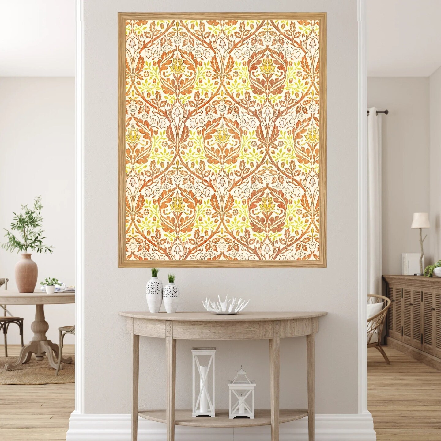 Large Framed Corporate Office Decor Wall Art Canvas 40x60 Inch - William Morris