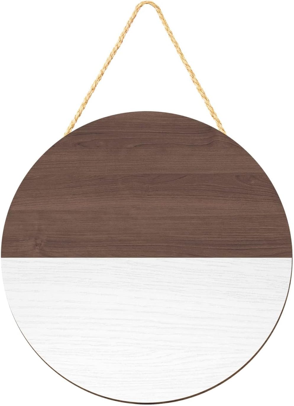 12 Inch Blank Wooden Circle Sign Unfinished Round Hanging Decorative Wood Plaque