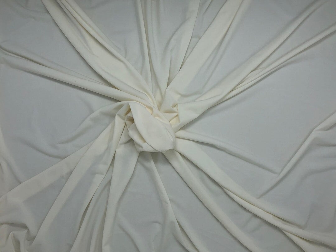 1 Yard ITY Knit Solid Fabric Smooth, Durable, and Stretchy 58/60 Inches Wide