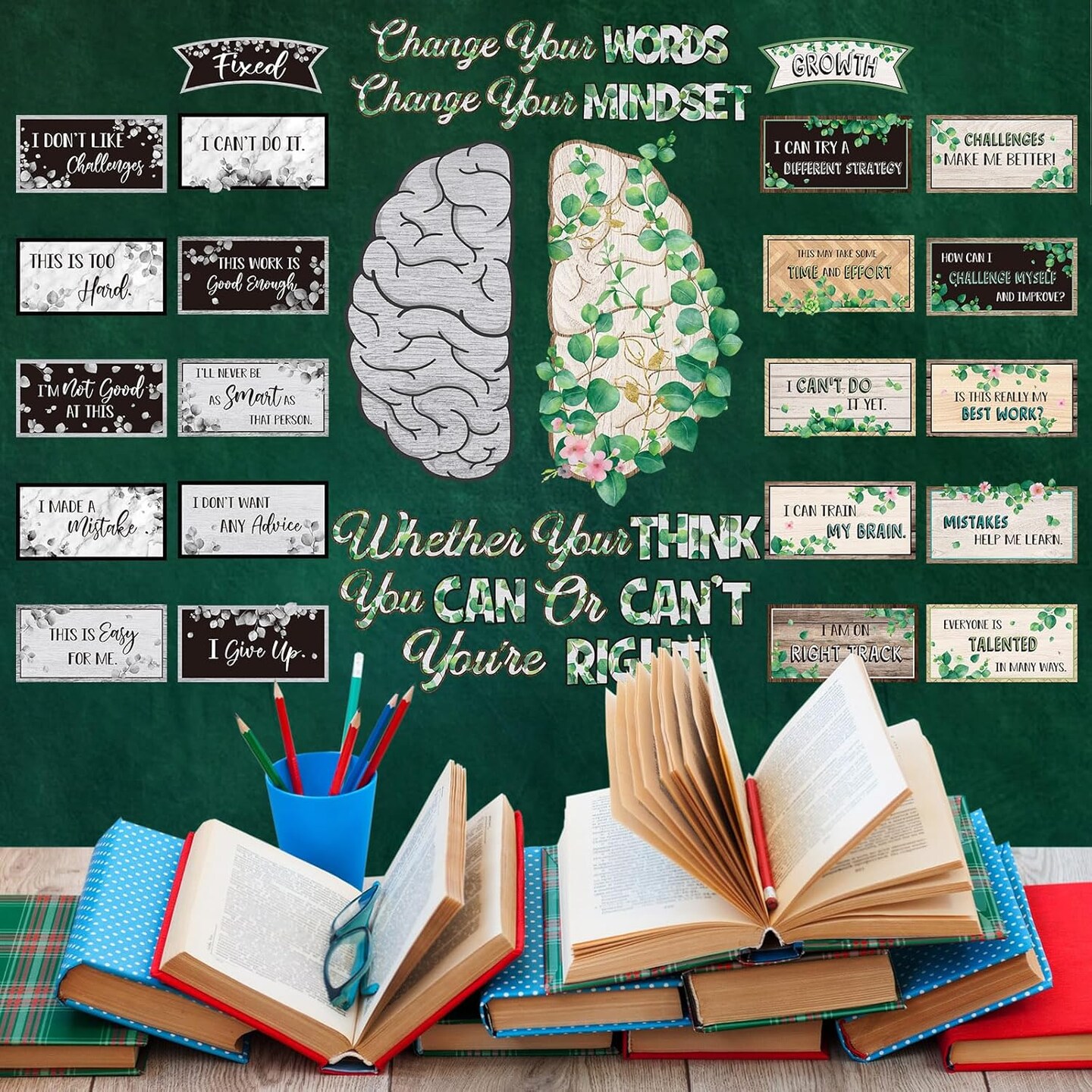 Mindset Posters Bulletin Board Set - Vintage