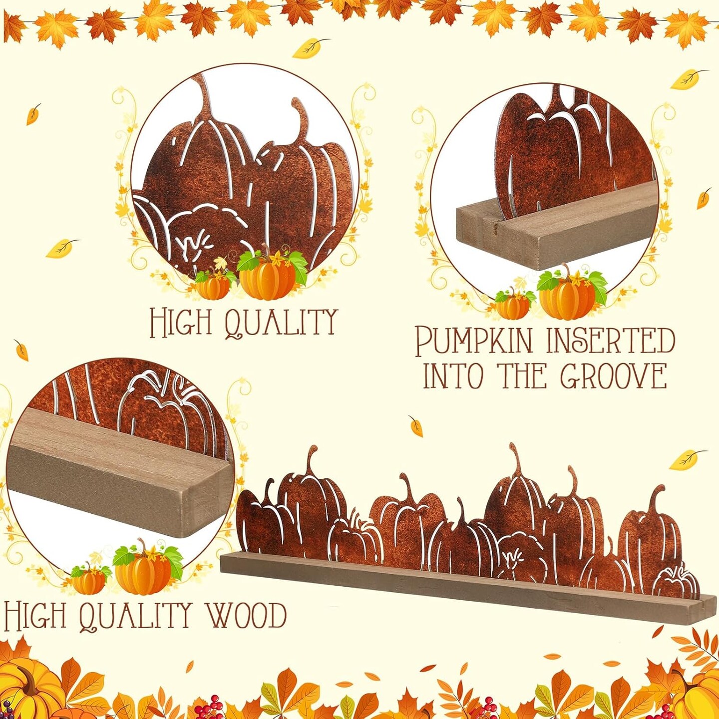 Thanksgiving Pumpkin Table Centerpieces