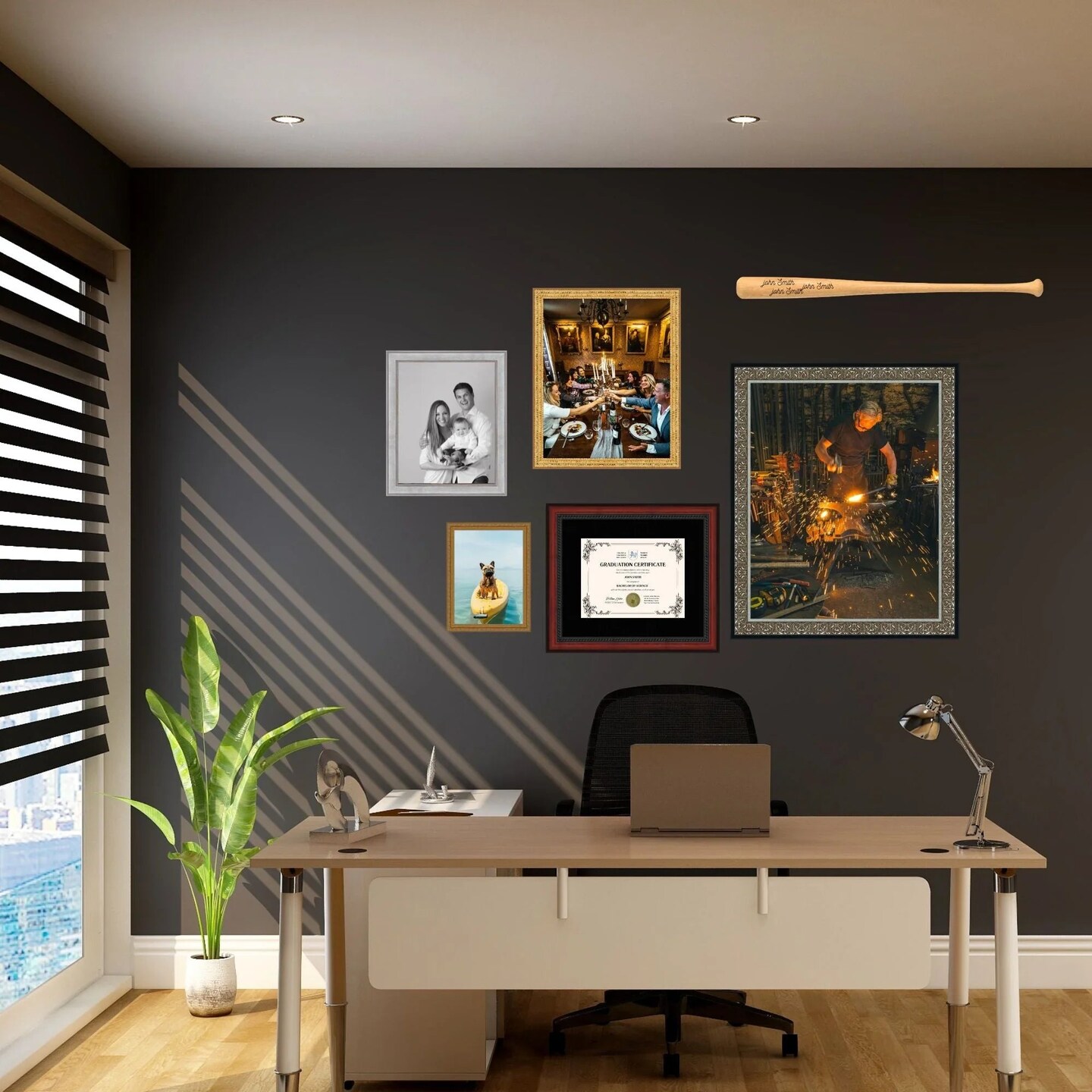 University of Colorado Boulder 11x14 Diploma Frame for 8.5x11 Certificate Black