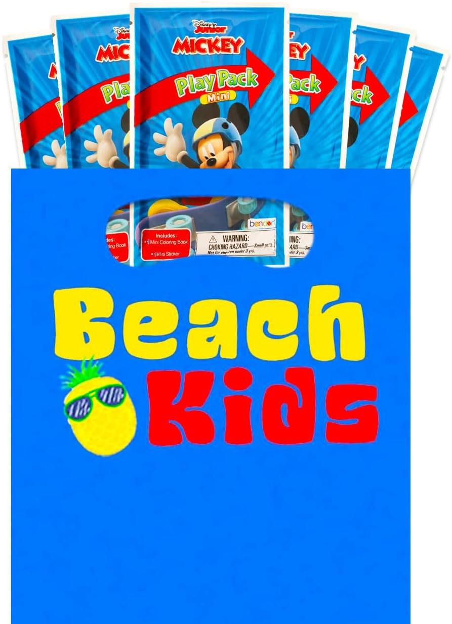 2 Pc Mickey Mouse Mini Party Favors Set - Bundle with 12 Mickey and Friends