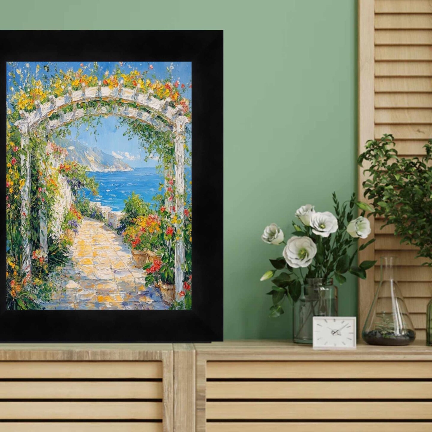 Modern Gallery Wall Matte Black Flat Picture Frame 11x14 frame