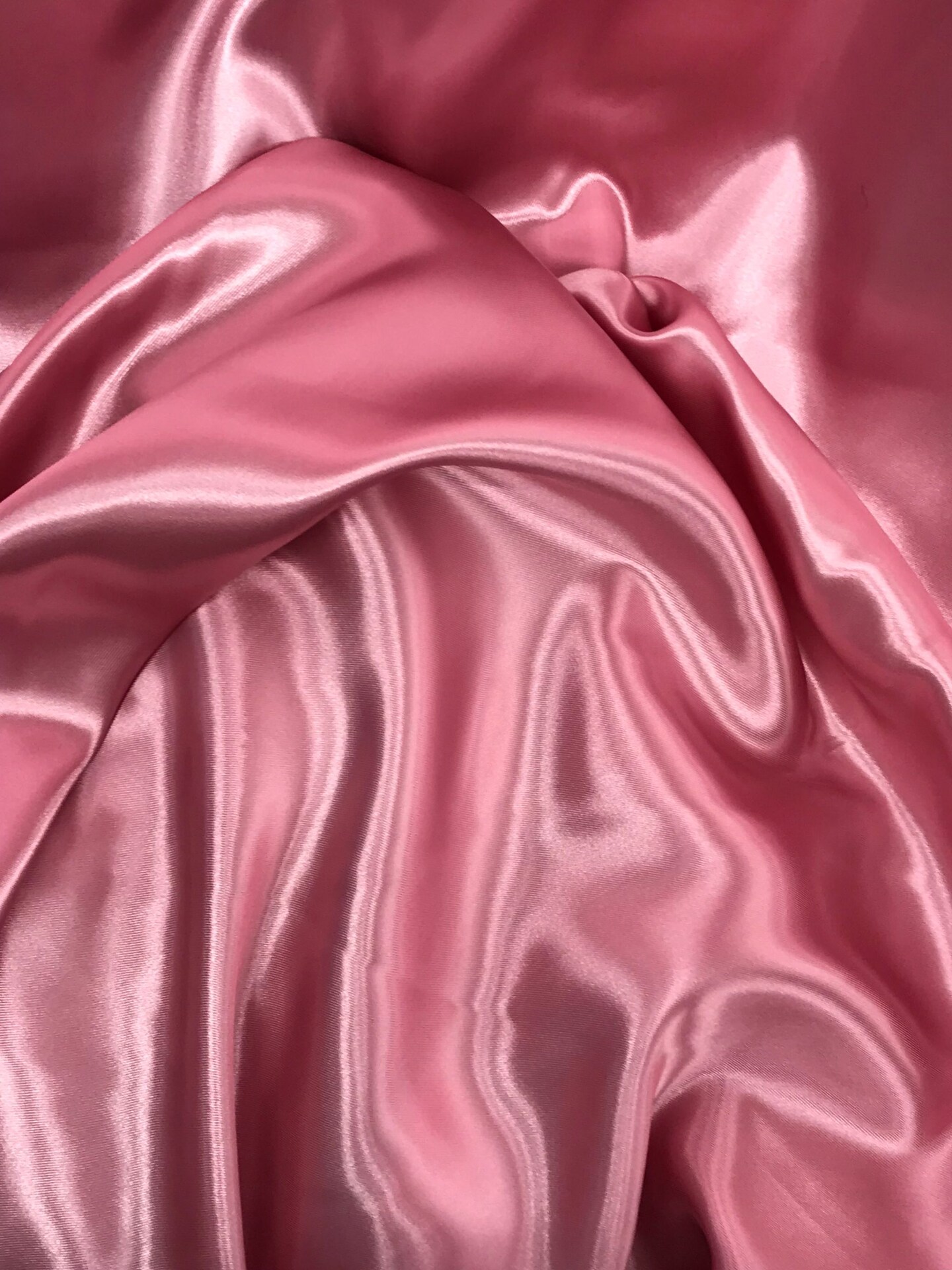 1 Yard Dusty Rose Medium Satin Fabric 100 Percent Polyester for Dresses Eveningwear and Decor 58/60 Inches Wide